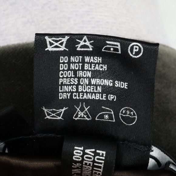 Laurel Escada Jacket Womens 6 Green Velour Lined Applique Shoulder Pads Vintage - Picture 16 of 16